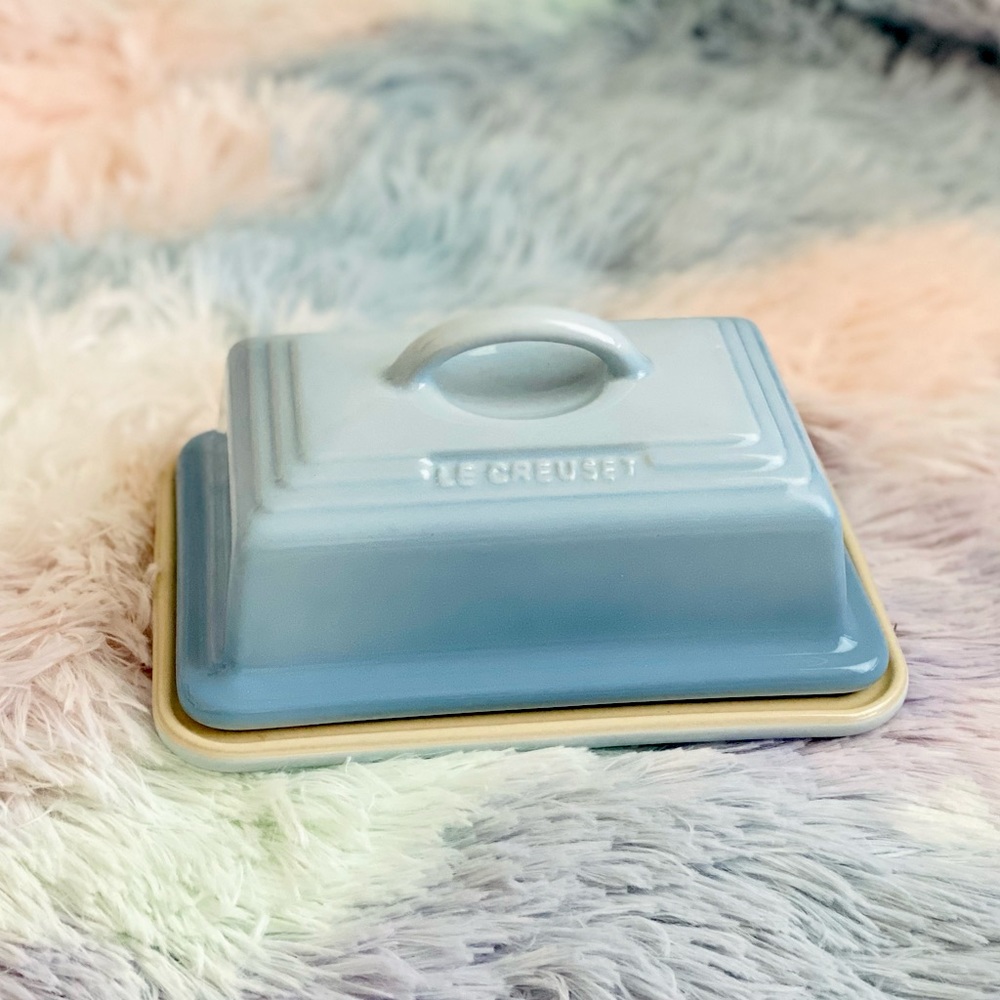 Le Creuset Coastel Blue Butter Dish